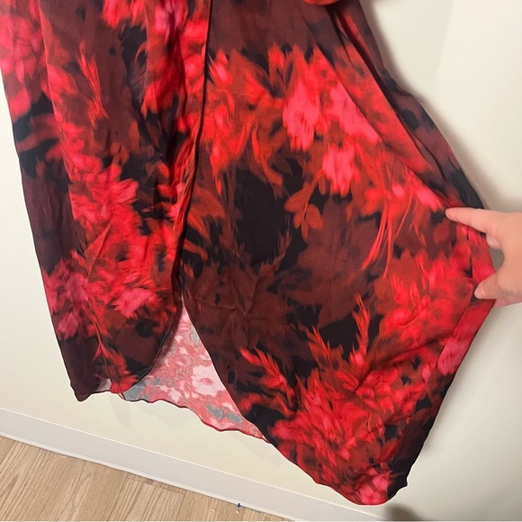 KOBI HALPERIN Halsey Floral-Print Midi Dress | medium - Picture 9 of 13